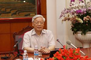 Tổng Bí thư Nguyễn Phú Trọng lên đường thăm chính thức Nhật Bản