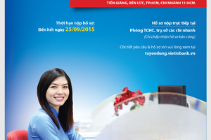 VietinBank tuyển dụng cán bộ chi nhánh trên toàn hệ thống