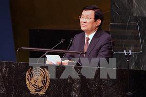 Chủ tịch nước Trương Tấn Sang trả lời phỏng vấn trực tiếp của Hãng AFP