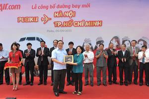 Vietjet mở đường bay Hà Nội, Tp.HCM đến Pleiku