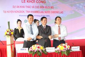 BIDV tài trợ vốn cho dự án khai thác  và chế biến muối mỏ Kali 