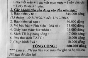 Kiểm tra công tác thu, chi tài chính đầu năm học