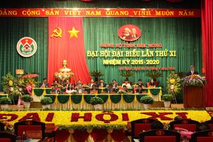 Khai mạc Đại hội đại biểu Đảng bộ tỉnh lần thứ XI