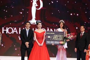 Ngân hàng Nam Á trao giải thưởng đặc biệt cho tân Hoa hậu Hoàn vũ Việt Nam 2015