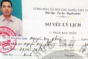 Trưởng Công an xã Hải Bối gian lận thi cử