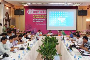 Đại hội Đảng bộ tỉnh Đồng Tháp sẽ khai mạc ngày 22/10