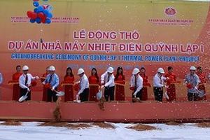 Khởi công xây dựng Nhà máy nhiệt điện Quỳnh Lập 1