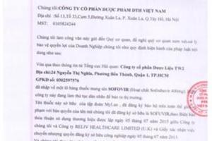 Công ty CP Dược liệu TW2 bị tố vi phạm bản quyền