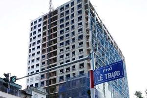 Phạt chủ đầu tư tòa nhà 8B Lê Trực 100 triệu đồng