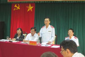 Tiếp đoàn đông người, kéo dài tỉnh Long An