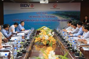 BIDV gặp gỡ các nhà đầu tư vào Quảng Trị