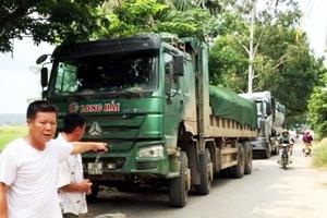Chở quá tải, 2 xe ô tô bị đề nghị phạt hơn 70 triệu đồng