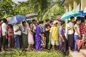 Bầu cử Myanmar: Rộng đường chiến thắng với bà Aung San Suu Kyi