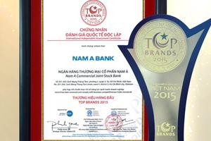 Nam A Bank – Thương hiệu hàng đầu Việt Nam 2015