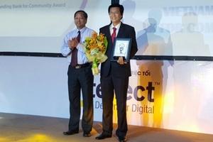 Agribank: Nhận giải thưởng "Ngân hàng vì cộng đồng năm 2015"