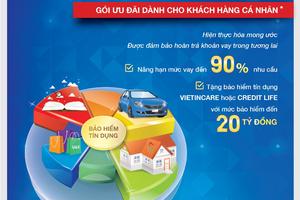 VietinBank cho vay đến 90% nhu cầu