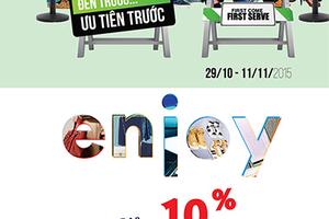 Giảm 10% cho chủ thẻ VietinBank tại Trung tâm Mua sắm ROBINS