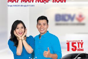 Khuyến mại tiền gửi "NIỀM VUI NGẬP TRÀN VỚI BIDV"