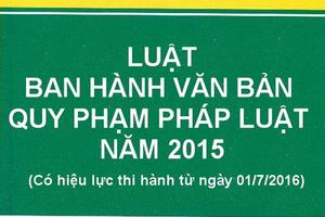 Xử lý trách nhiệm Bộ trưởng nếu dự thảo chậm tiến độ