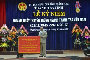 Quảng Nam kỷ niệm 70 năm ngày truyền thống ngành Thanh tra