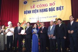 Bệnh viện Việt Đức được công nhận bệnh viện hạng đặc biệt