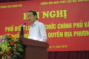 Thanh tra Chính phủ tổ chức hội nghị tuyên truyền pháp luật