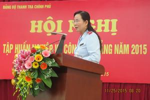 Tập huấn nghiệp vụ công tác Đảng 