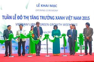 Khai mạc Tuần lễ Đô thị tăng trưởng xanh Việt Nam 2015 