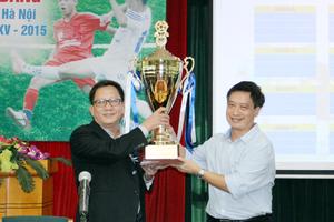 Number 1 tài trợ chính giải bóng đá học sinh THPT Hà Nội  lần thứ XV