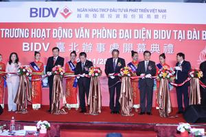 BIDV khai trương hoạt động Văn phòng đại diện tại Đài Bắc