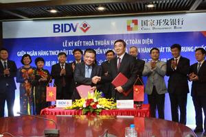 BIDV và Ngân hàng Phát triển Trung Quốc ký Hợp đồng Tín dụng 200 triệu USD