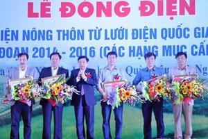 100% số xã ở Nghệ An đã có lưới điện Quốc gia
