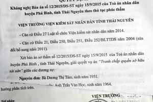 Thái Nguyên: Tòa xét xử chưa công tâm?