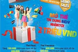 BIDV triển khai chương trình khuyến mãi thẻ