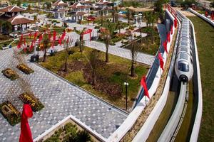 Monorail hiện đại nhất Việt Nam sắp khai trương ở Asia Park 