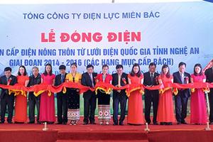 Cấp điện cho các xã nghèo biên giới tỉnh Nghệ An