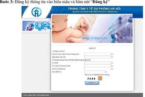 Hà Nội bắt đầu nhận đăng ký tiêm Pentaxim qua mạng từ ngày 29/12