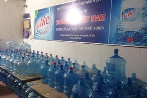 Phát hiện cả một công ty làm nước khoáng Lavie giả ở Hà Nội