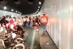 Hỗn chiến kinh hoàng trong hầm Thủ Thiêm