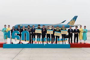 Vietnam Airlines đón hành khách thứ 160 triệu trong 20 năm