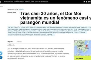 Truyền thông Argentina ca ngợi công cuộc Đổi mới của Việt Nam