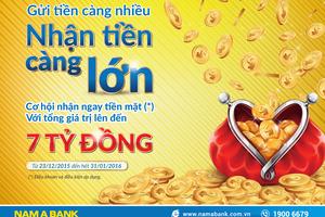 Gửi tiền càng nhiều, nhận tiền càng lớn