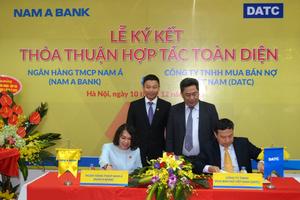 Nam A Bank ký kết thỏa thuận hợp tác toàn diện với Công ty TNHH Mua bán nợ Việt Nam (DATC)
