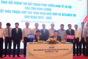 BIDV  ký kết thỏa thuận hợp tác với Becamex IDC 