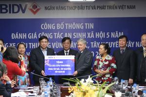 BIDV hỗ trợ trên 2.200 tỷ đồng cho các chương trình an sinh xã hội