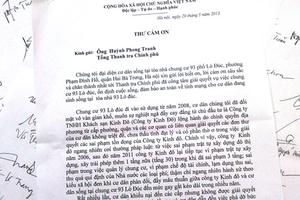 Bình yên những khoảng lặng tiếp dân