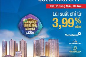 Lãi suất vay mua nhà dự án Goldmark City chỉ còn từ 3,99%/năm