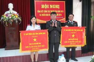Xứng đáng nhận Cờ thi đua xuất sắc