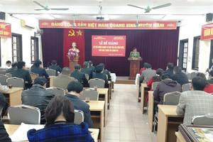 41 học viên hoàn thành khóa học nghiệp vụ điều tra