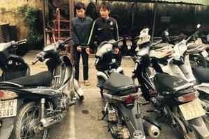 Hai đối tượng trộm cắp xe máy sa lưới